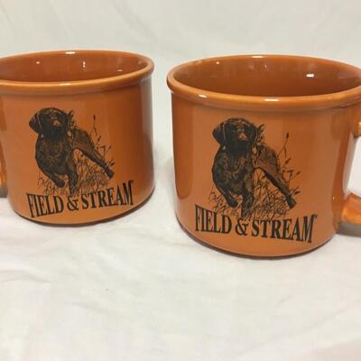 Vintage Feild and Stream. Heavy Great quality Mugs