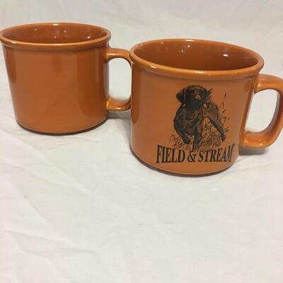 Vintage Feild and Stream. Heavy Great quality Mugs