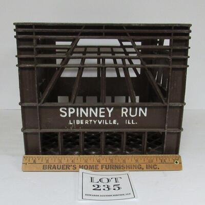Plastic Milk Crate, Spinney Run, Libertyville, IL