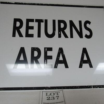 Old Returns Sign