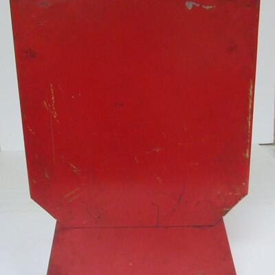 Working Early 1950s 1 Cent Basketball Gumball Vending Machine with Both Keys