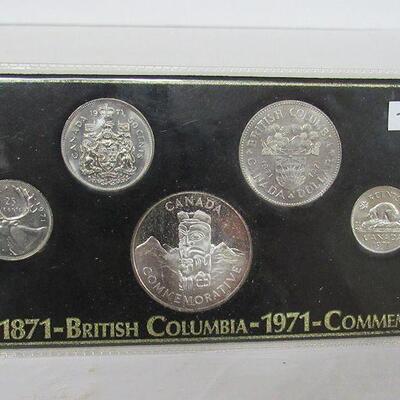 Canadian Bicentennial B.C. Commemorative Set, 1871-1971