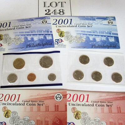 2001 Uncirculated US Mint Set, Never Opened
