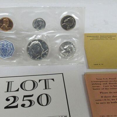 US Mint 1964 Silver Proof Set, Never Opened