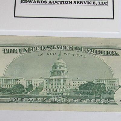1996 US Fifty Dollar Bill Star Note