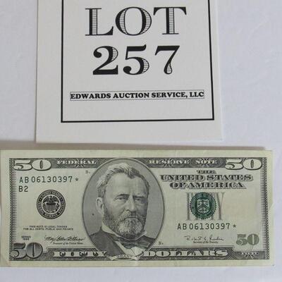 1996 US Fifty Dollar Bill Star Note