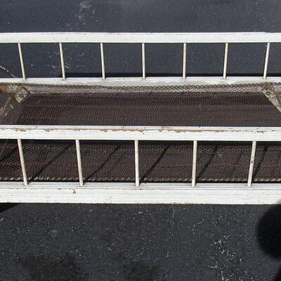 Antique Trundle Bed All Original Spring, Paint and Hardware, Turn of Century