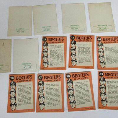 Original Vintage Beatles Trading Cards