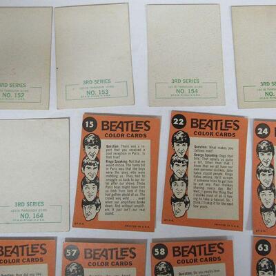 Original Vintage Beatles Trading Cards