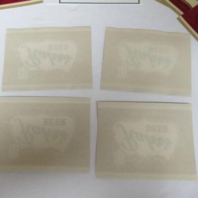 12 Original Vintage Rahrs Beer Bottle Labels