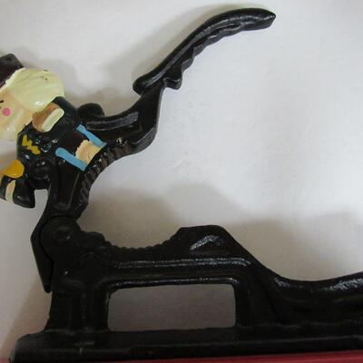 Older Iron Nut Cracker Nutcracker, Read Description