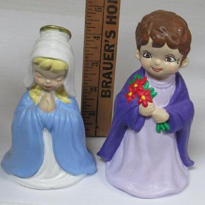 Heavy Plaster Modern Nativity Pieces
