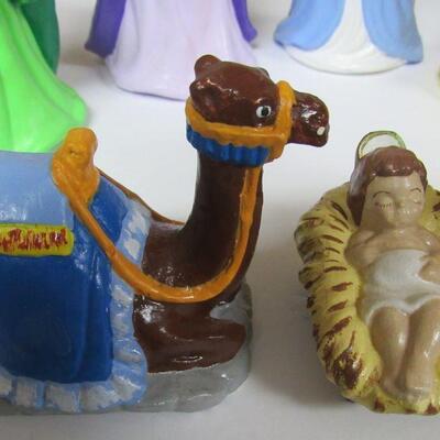 Heavy Plaster Modern Nativity Pieces