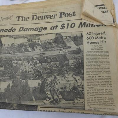 The Denver Post and Rocky Mountain Newspaper from 1981, Ronald Reagan News