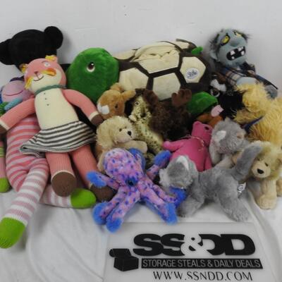 20 Stuffed Animals: Large Turtle Stuffies with Pockets to Sock Monkeys