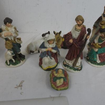 9 Piece Nativity Set