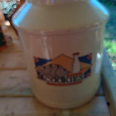 Milk cookie jar