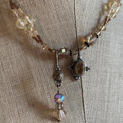 ST NECKLACE WITH MATCHING EARRINGS