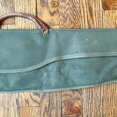 VINTAGE CANVAS RIFLE/SHOTGUN BAG - 33â€