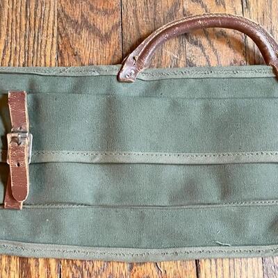 VINTAGE CANVAS RIFLE/SHOTGUN BAG - 33â€
