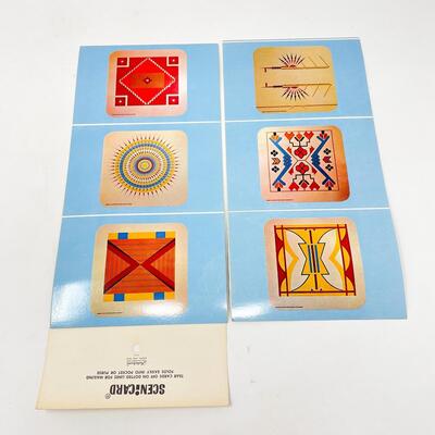 PIPESTONE NATIONAL MONUMENT, MINNESOTA POSTCARDS - NATIVE AMERICAN DESIGNS (12)