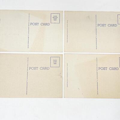 VINTAGE KANSAS POSTCARDS (4) - BLANK
