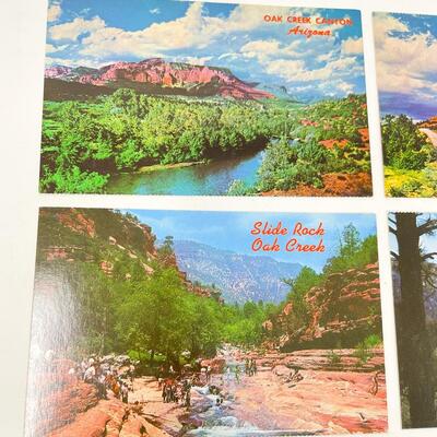 VINTAGE OAK CREEK CANYON, ARIZONA POSTCARDS (5) - BLANK