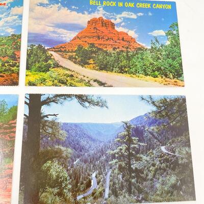 VINTAGE OAK CREEK CANYON, ARIZONA POSTCARDS (5) - BLANK