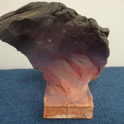 LOT 120. TWO SEAN CORNER CLAY SCULPTURES