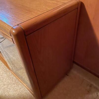 VINTAGE CABINET W/ GLASS DOORS
