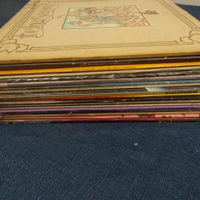 LOT 142. (20 ALBUMS ALBUMS COVERS FROM POOR TO GOOD CONDITION)