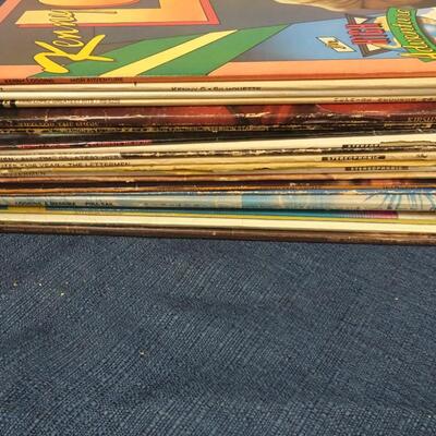 LOT 144. (20 ALBUMS ALBUMS COVERS FROM POOR TO GOOD CONDITION)