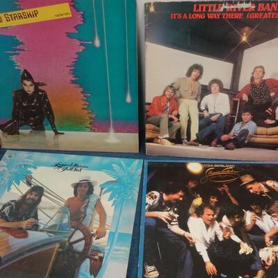 LOT 144. (20 ALBUMS ALBUMS COVERS FROM POOR TO GOOD CONDITION)