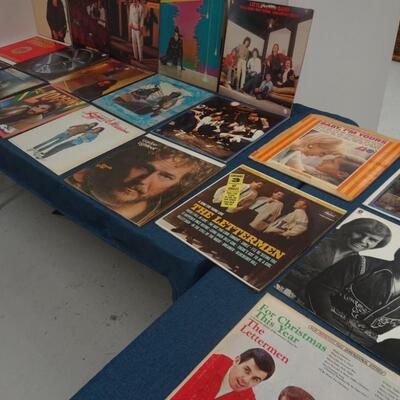 LOT 144. (20 ALBUMS ALBUMS COVERS FROM POOR TO GOOD CONDITION)