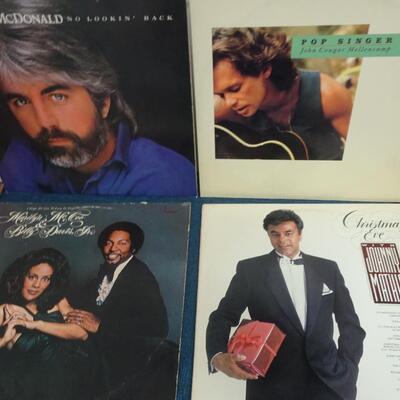 LOT 147. (20 ALBUMS ALBUMS COVERS FROM POOR TO GOOD CONDITION)
