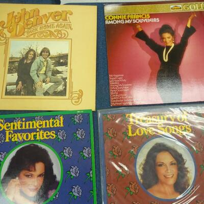 LOT 152. (20 ALBUMS ALBUMS COVERS FROM POOR TO GOOD CONDITION)