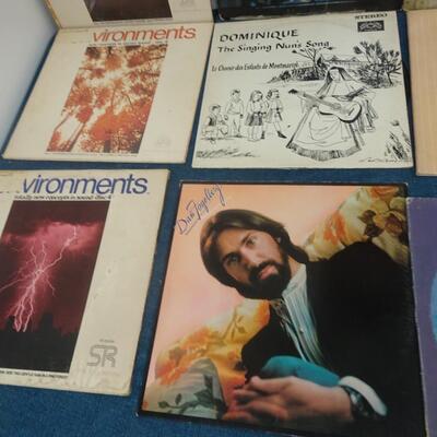 LOT 154. (20 ALBUMS ALBUMS COVERS FROM POOR TO GOOD CONDITION)