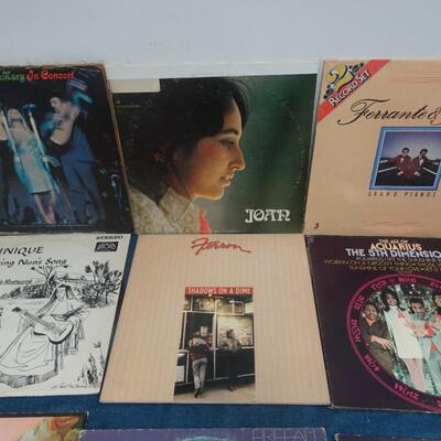 LOT 154. (20 ALBUMS ALBUMS COVERS FROM POOR TO GOOD CONDITION)