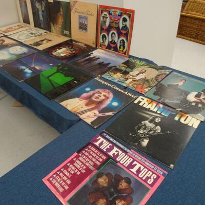 LOT 154. (20 ALBUMS ALBUMS COVERS FROM POOR TO GOOD CONDITION)