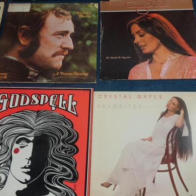 LOT 155. (20 ALBUMS ALBUMS COVERS FROM POOR TO GOOD CONDITION)