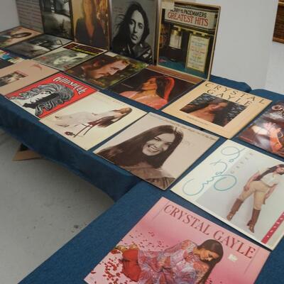 LOT 155. (20 ALBUMS ALBUMS COVERS FROM POOR TO GOOD CONDITION)