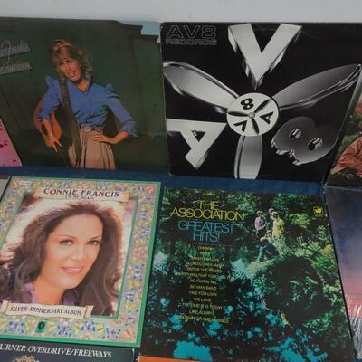 LOT 156.  (20 ALBUMS ALBUMS COVERS FROM POOR TO GOOD CONDITION)
