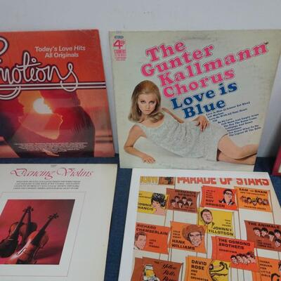LOT 161. (20 ALBUMS ALBUMS COVERS FROM POOR TO GOOD CONDITION)