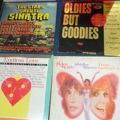 LOT 162. (20 ALBUMS ALBUMS COVERS FROM POOR TO GOOD CONDITION)