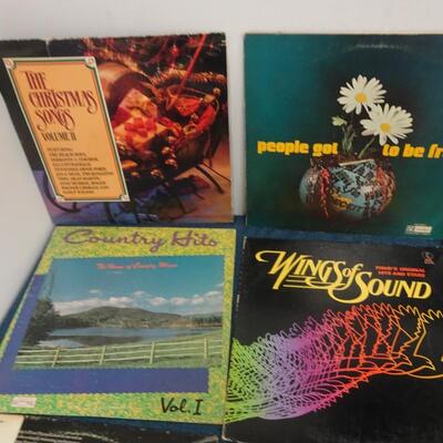 LOT 162. (20 ALBUMS ALBUMS COVERS FROM POOR TO GOOD CONDITION)