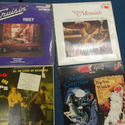 LOT 162. (20 ALBUMS ALBUMS COVERS FROM POOR TO GOOD CONDITION)