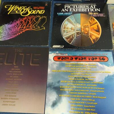 LOT 162. (20 ALBUMS ALBUMS COVERS FROM POOR TO GOOD CONDITION)