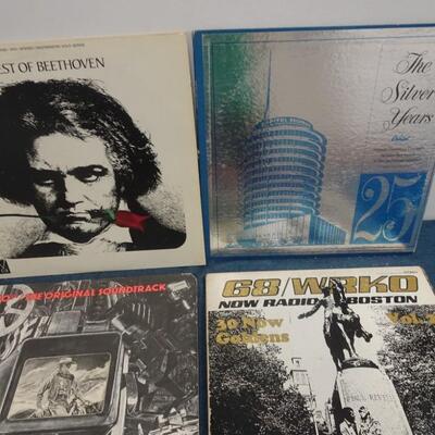 LOT 164. (10 ALBUMS ALBUMS COVERS FROM POOR TO GOOD CONDITION)