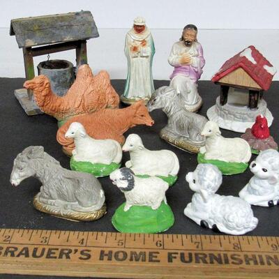 Mixed Lot of Nativity Items, Older and Newer