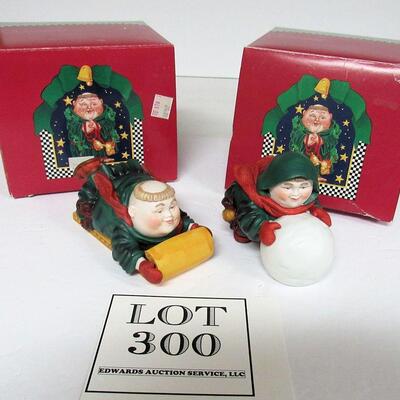 Older Dept 56 Merry Maker Elves Figurines in Boxes